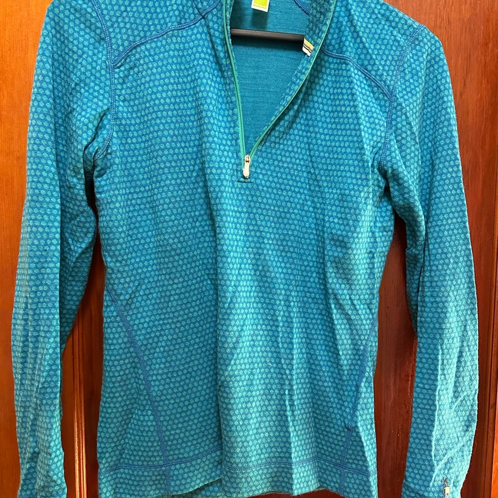 Smart wool base layer top